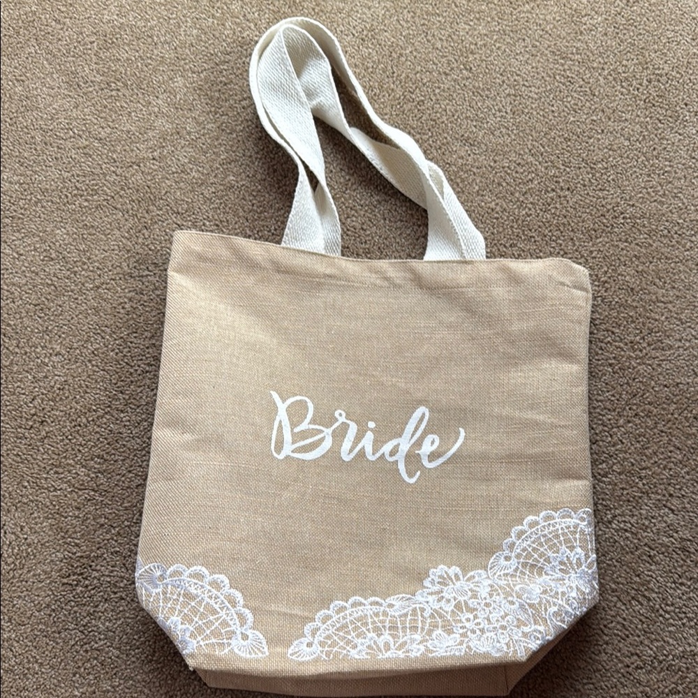 Bride Tan Tote Bag